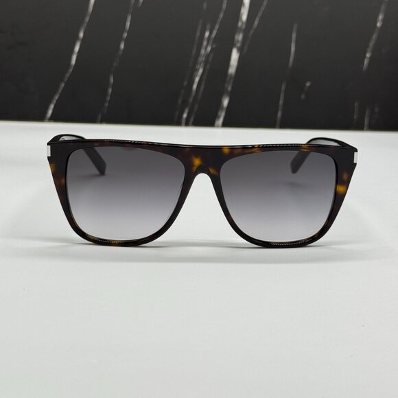 NEW SAINT LAURENT SL1F 003 SUNGLASSES UNISEX SQUARE HAVANA EYEWEAR SL 1F 003